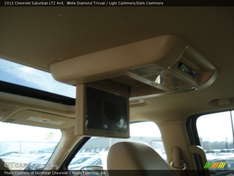 White Diamond Tricoat / Light Cashmere/Dark Cashmere 2013 Chevrolet Suburban LTZ 4x4
