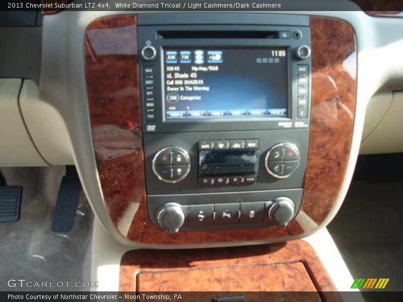 White Diamond Tricoat / Light Cashmere/Dark Cashmere 2013 Chevrolet Suburban LTZ 4x4
