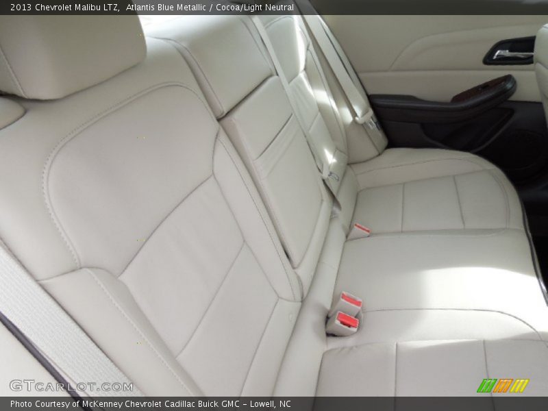Atlantis Blue Metallic / Cocoa/Light Neutral 2013 Chevrolet Malibu LTZ