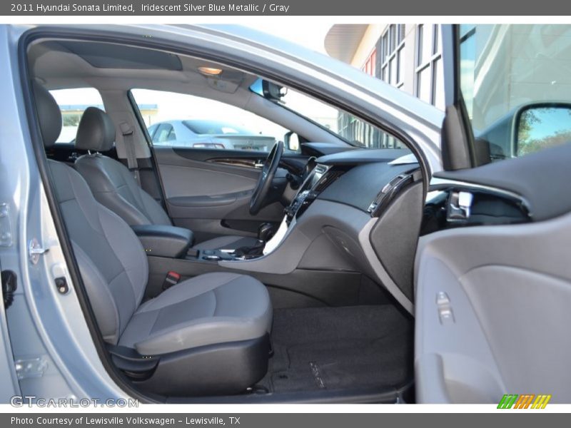 Iridescent Silver Blue Metallic / Gray 2011 Hyundai Sonata Limited
