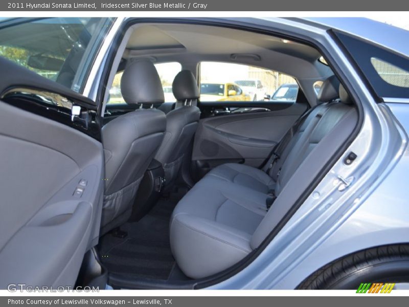 Iridescent Silver Blue Metallic / Gray 2011 Hyundai Sonata Limited