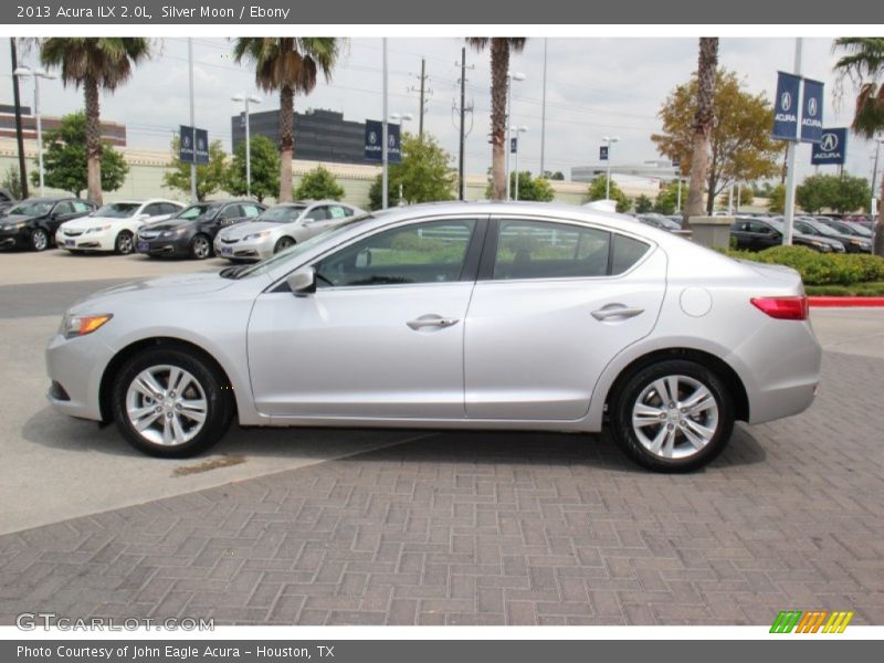 Silver Moon / Ebony 2013 Acura ILX 2.0L