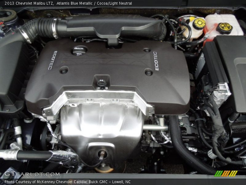 Atlantis Blue Metallic / Cocoa/Light Neutral 2013 Chevrolet Malibu LTZ
