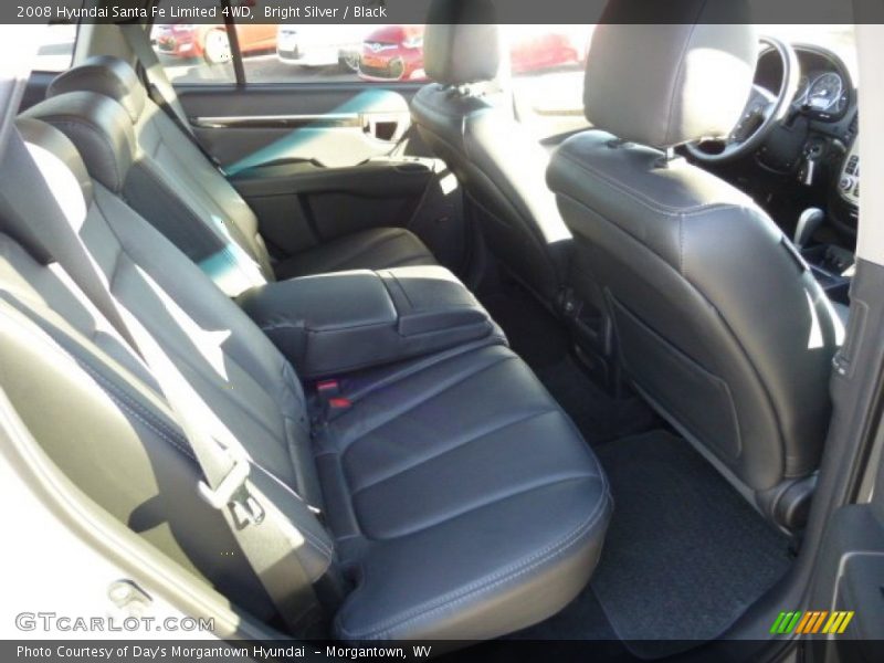 Bright Silver / Black 2008 Hyundai Santa Fe Limited 4WD