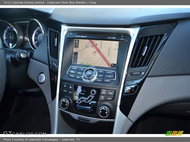 Iridescent Silver Blue Metallic / Gray 2011 Hyundai Sonata Limited