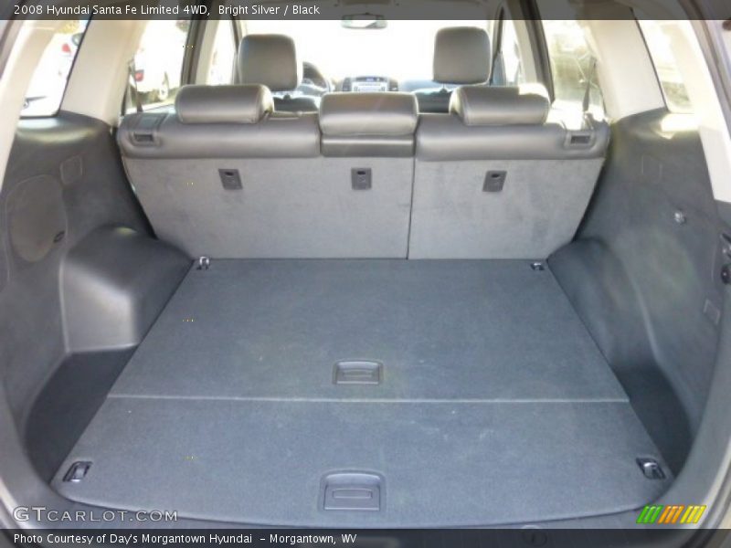 Bright Silver / Black 2008 Hyundai Santa Fe Limited 4WD