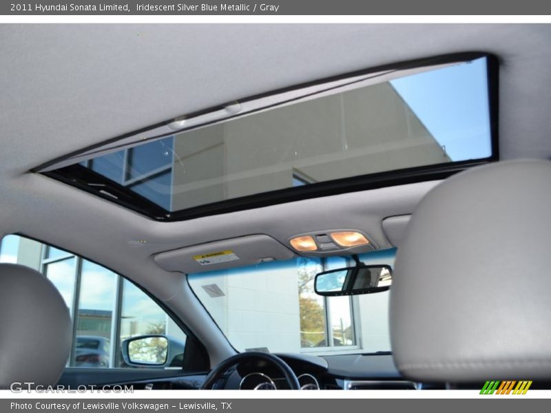Iridescent Silver Blue Metallic / Gray 2011 Hyundai Sonata Limited