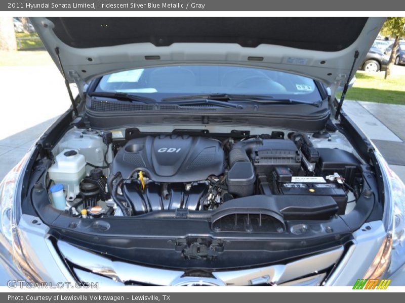 Iridescent Silver Blue Metallic / Gray 2011 Hyundai Sonata Limited