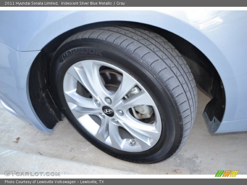 Iridescent Silver Blue Metallic / Gray 2011 Hyundai Sonata Limited