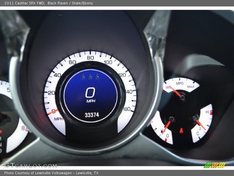 Black Raven / Shale/Ebony 2011 Cadillac SRX FWD