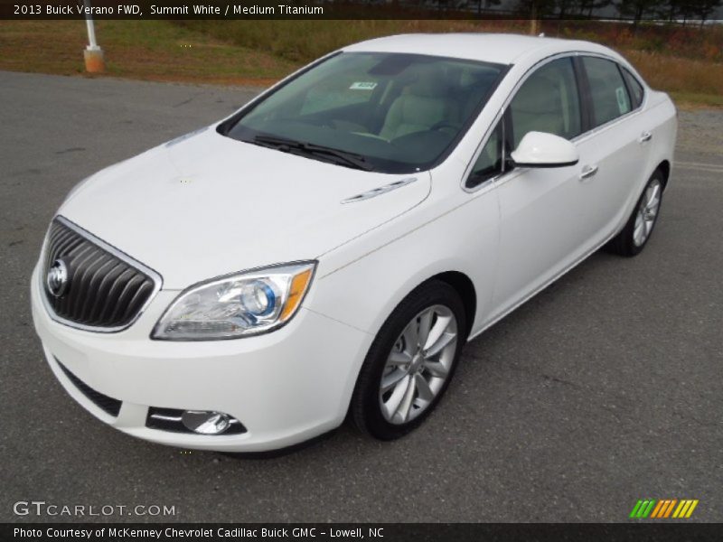 Summit White / Medium Titanium 2013 Buick Verano FWD