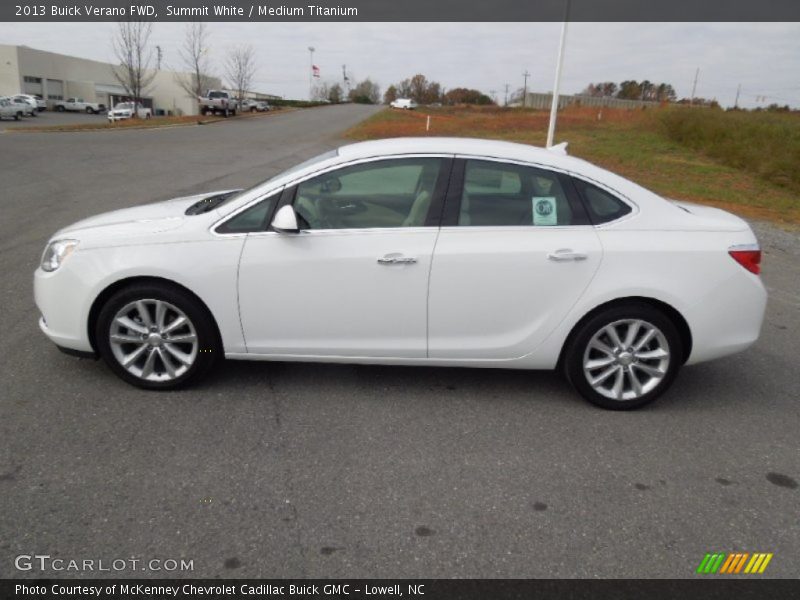 Summit White / Medium Titanium 2013 Buick Verano FWD