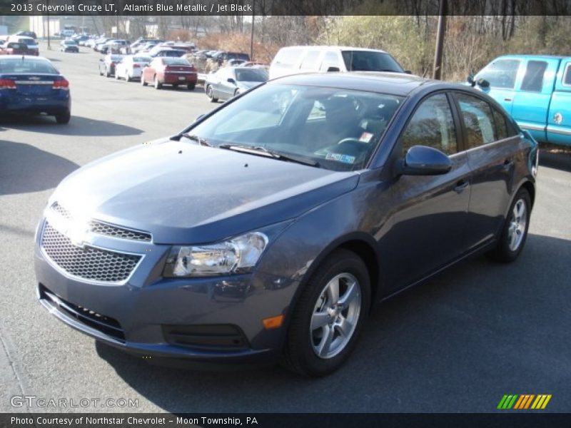 Atlantis Blue Metallic / Jet Black 2013 Chevrolet Cruze LT