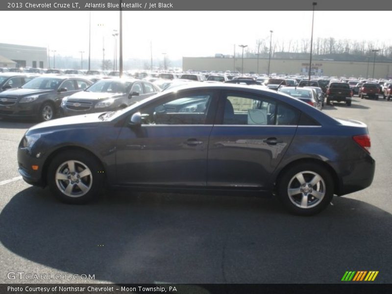 Atlantis Blue Metallic / Jet Black 2013 Chevrolet Cruze LT