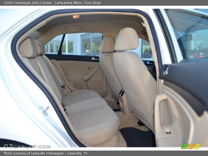 Campanella White / Pure Beige 2008 Volkswagen Jetta S Sedan