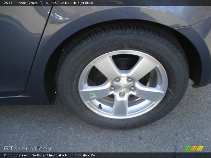 Atlantis Blue Metallic / Jet Black 2013 Chevrolet Cruze LT