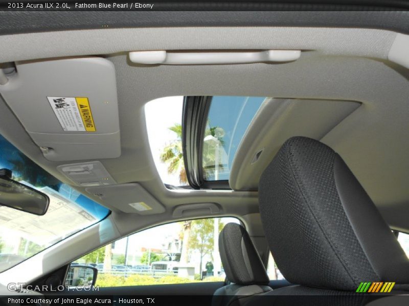 Fathom Blue Pearl / Ebony 2013 Acura ILX 2.0L