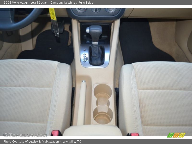 Campanella White / Pure Beige 2008 Volkswagen Jetta S Sedan