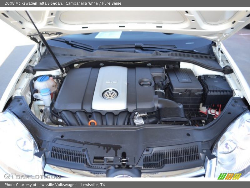 Campanella White / Pure Beige 2008 Volkswagen Jetta S Sedan
