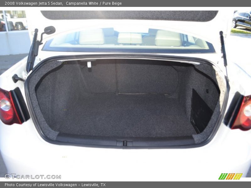 Campanella White / Pure Beige 2008 Volkswagen Jetta S Sedan
