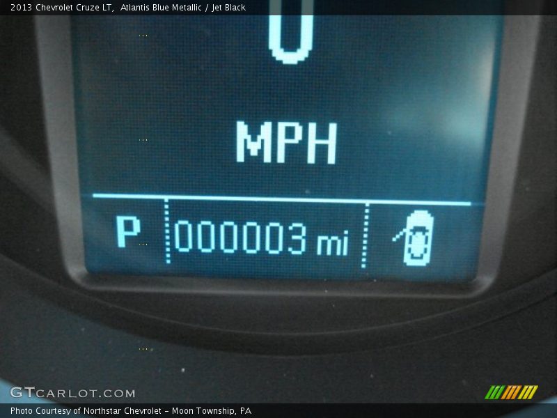 Atlantis Blue Metallic / Jet Black 2013 Chevrolet Cruze LT