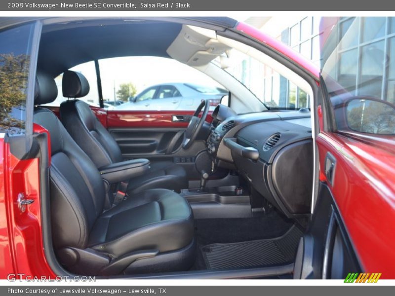 Salsa Red / Black 2008 Volkswagen New Beetle SE Convertible