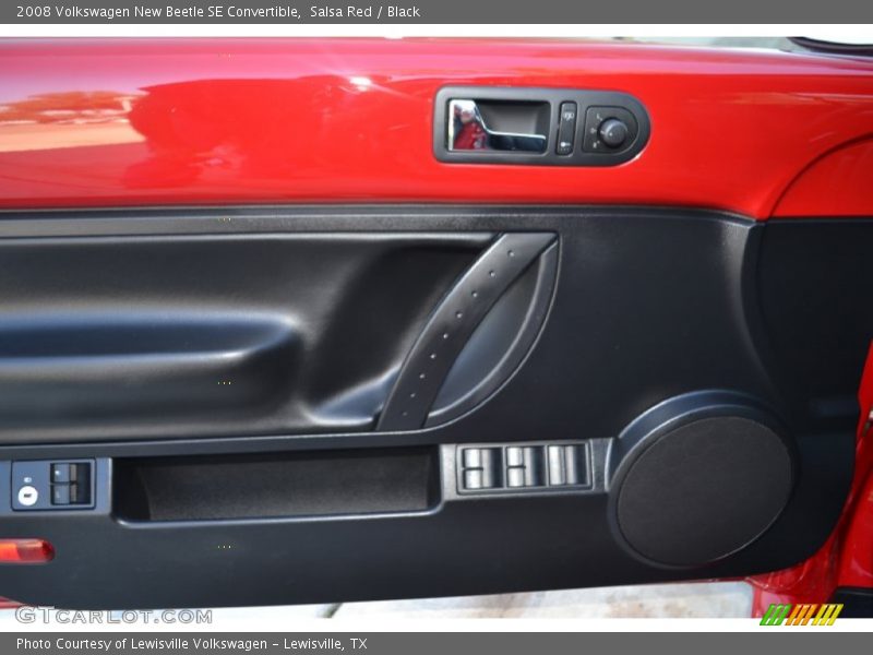 Salsa Red / Black 2008 Volkswagen New Beetle SE Convertible