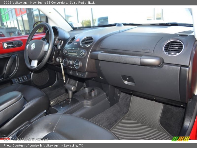 Salsa Red / Black 2008 Volkswagen New Beetle SE Convertible