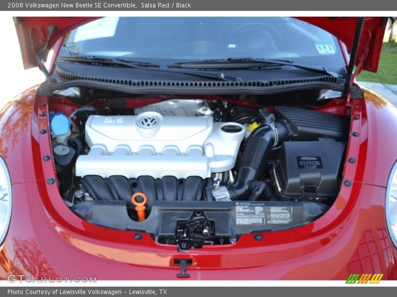 Salsa Red / Black 2008 Volkswagen New Beetle SE Convertible