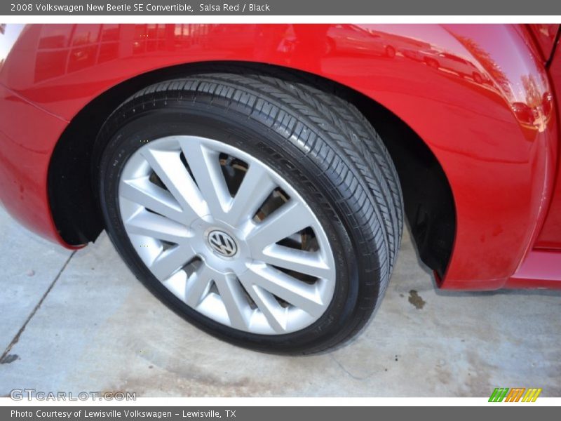 Salsa Red / Black 2008 Volkswagen New Beetle SE Convertible