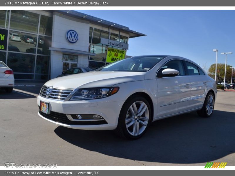 Candy White / Desert Beige/Black 2013 Volkswagen CC Lux