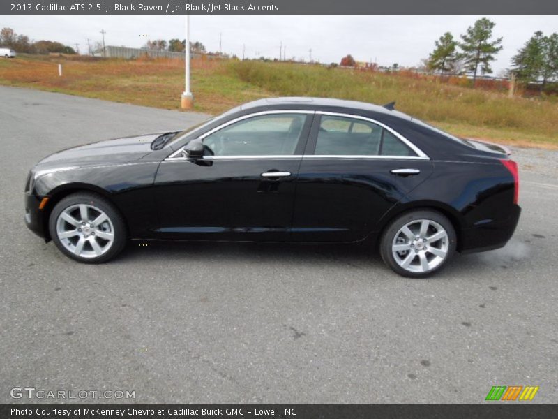 Black Raven / Jet Black/Jet Black Accents 2013 Cadillac ATS 2.5L