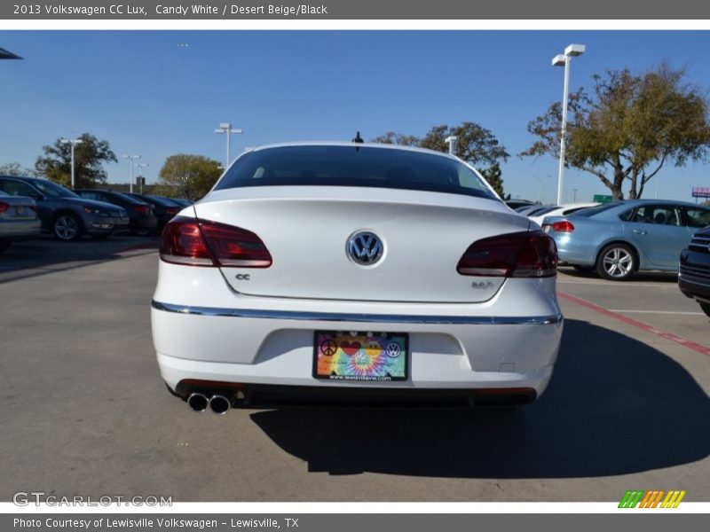 Candy White / Desert Beige/Black 2013 Volkswagen CC Lux