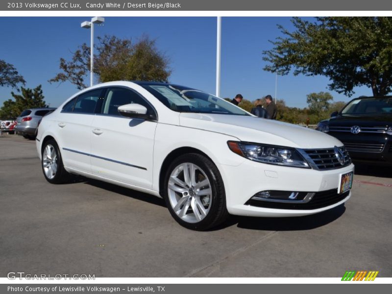 Candy White / Desert Beige/Black 2013 Volkswagen CC Lux