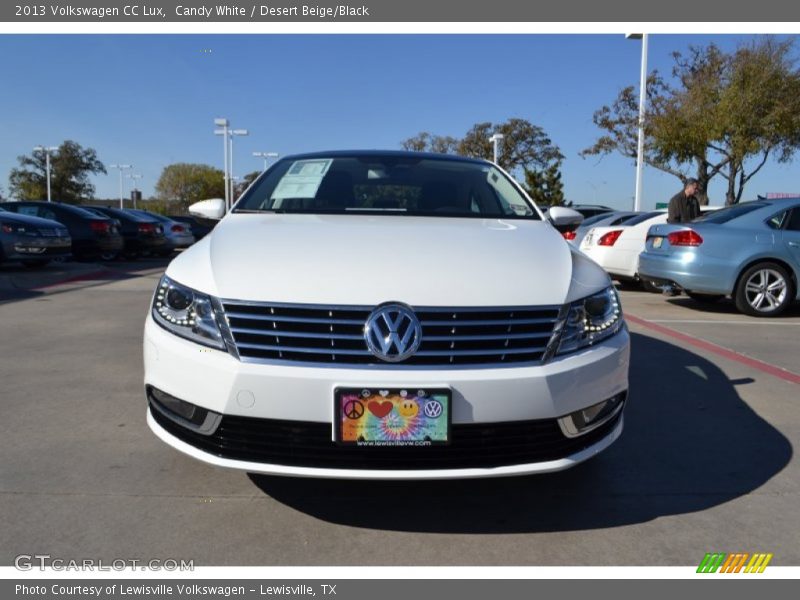 Candy White / Desert Beige/Black 2013 Volkswagen CC Lux