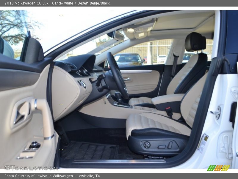 Candy White / Desert Beige/Black 2013 Volkswagen CC Lux