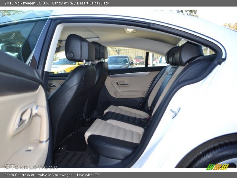Candy White / Desert Beige/Black 2013 Volkswagen CC Lux