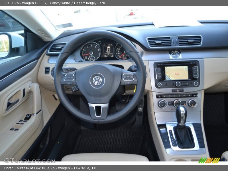 Candy White / Desert Beige/Black 2013 Volkswagen CC Lux
