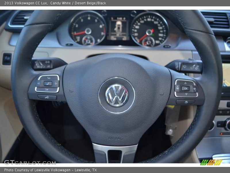 Candy White / Desert Beige/Black 2013 Volkswagen CC Lux