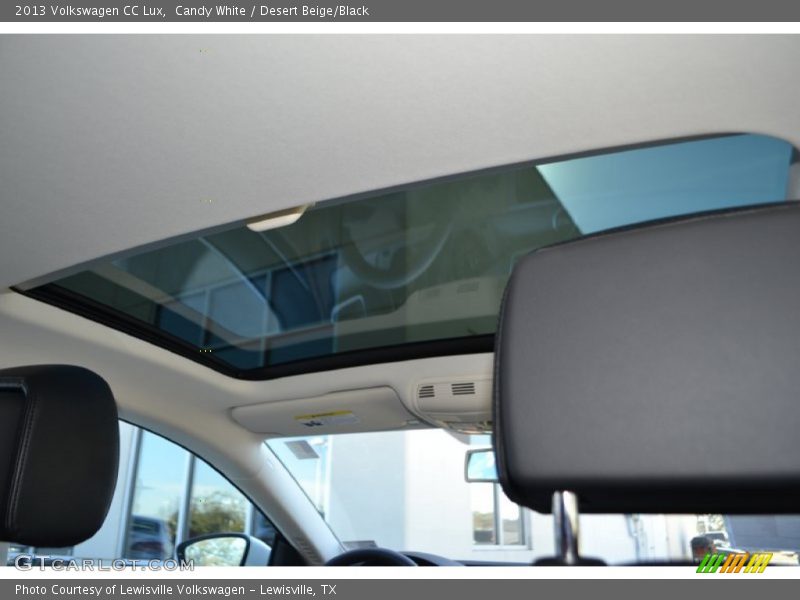 Candy White / Desert Beige/Black 2013 Volkswagen CC Lux