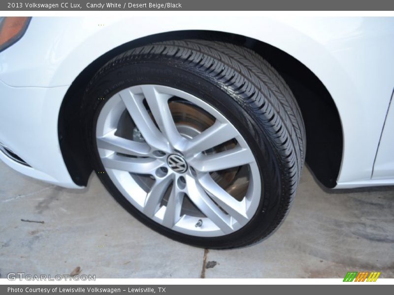 Candy White / Desert Beige/Black 2013 Volkswagen CC Lux
