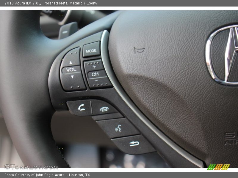 Polished Metal Metallic / Ebony 2013 Acura ILX 2.0L