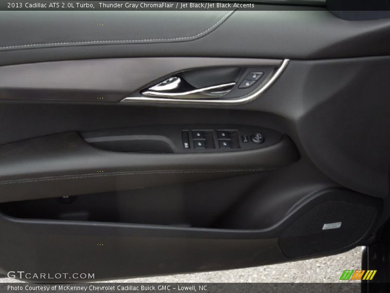 Thunder Gray ChromaFlair / Jet Black/Jet Black Accents 2013 Cadillac ATS 2.0L Turbo