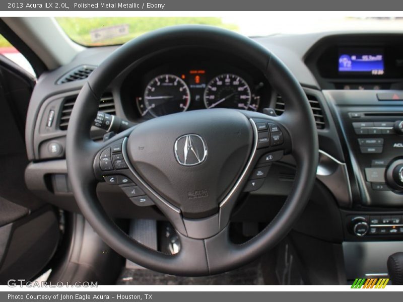 Polished Metal Metallic / Ebony 2013 Acura ILX 2.0L