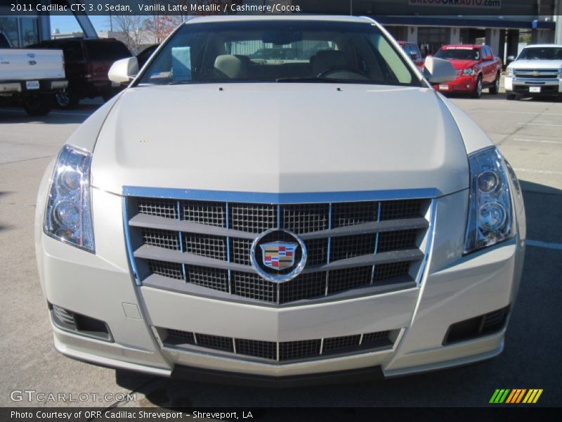 Vanilla Latte Metallic / Cashmere/Cocoa 2011 Cadillac CTS 3.0 Sedan