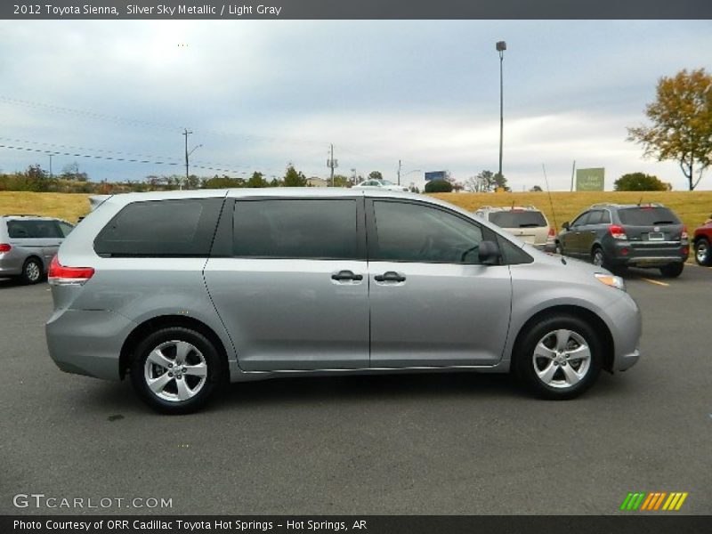 Silver Sky Metallic / Light Gray 2012 Toyota Sienna