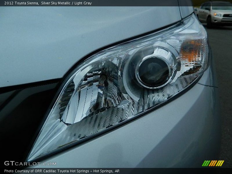 Silver Sky Metallic / Light Gray 2012 Toyota Sienna