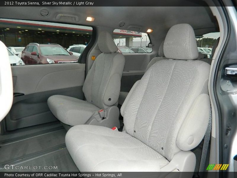Silver Sky Metallic / Light Gray 2012 Toyota Sienna