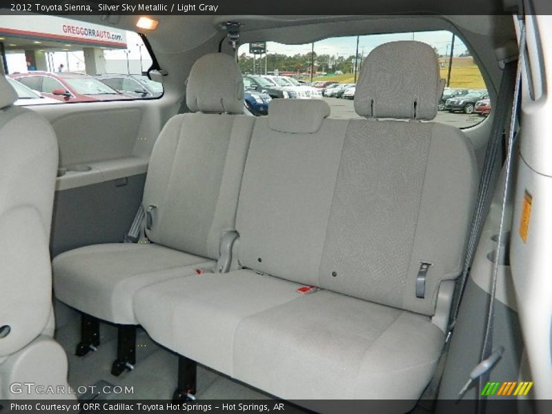 Silver Sky Metallic / Light Gray 2012 Toyota Sienna