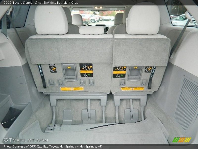 Silver Sky Metallic / Light Gray 2012 Toyota Sienna